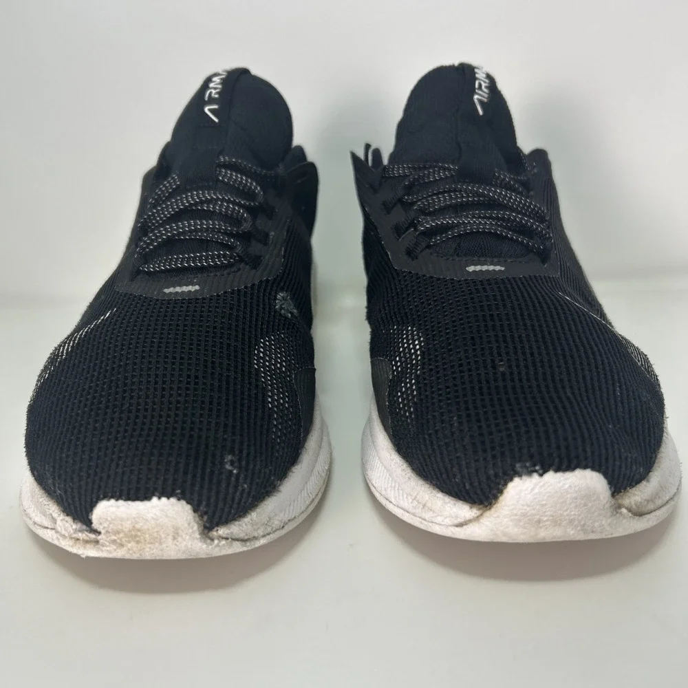 Nike Air Max Fly Running Shoes Men's Size 9, Black AT2506-002 Gold Swoosh‎